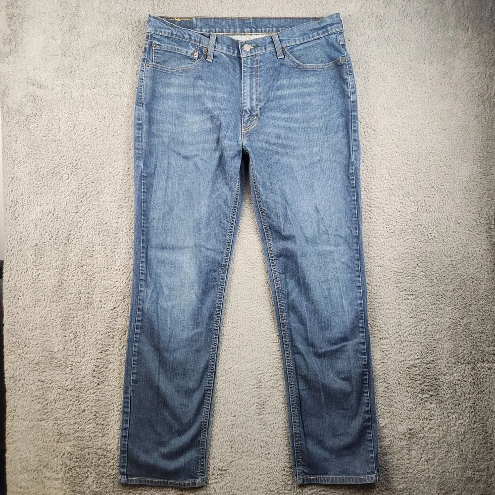Levi's 541 Athletic Taper Jeans Mens 36x34 Blue Mid Rise Stretch Denim Pants